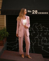 Allice Toz Pembe Blazer Ceket