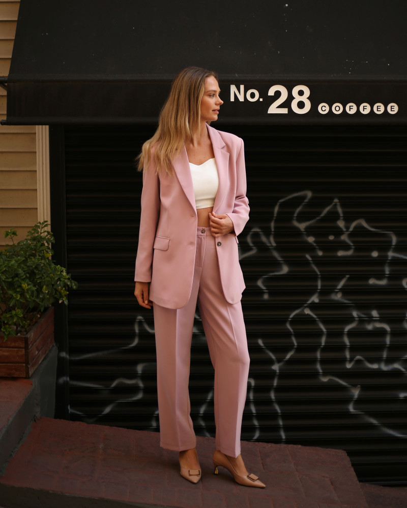 Alice Dusty Pink Blazer Jacket