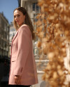 Anna Black Pink Blazer Jacket