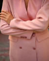 Anna Black Pink Blazer Jacket