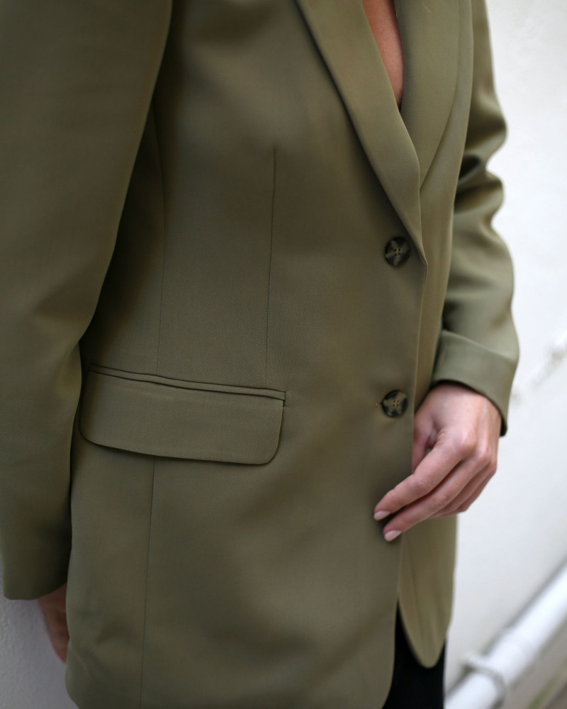 Alice Khaki Blazer Jacket