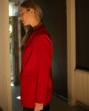 Milena Red Blazer Jacket