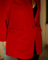 Milena Red Blazer Jacket