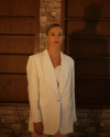 Milena White Blazer Jacket