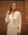 Anna Black Beige Blazer Jacket